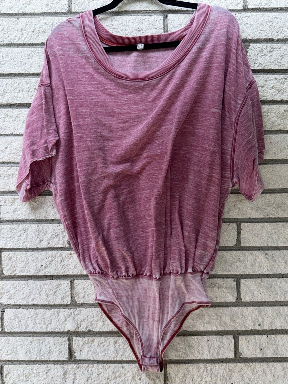 Desigual Washed Rose Short Sleeve Bodysuit